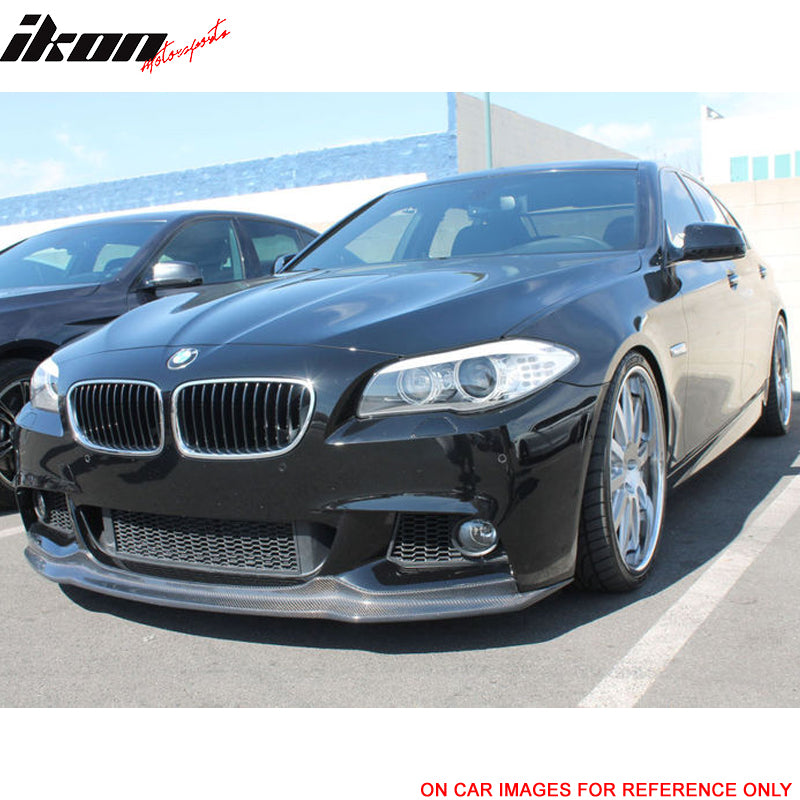 Fits 11-16 BMW F10 5 Series MT Msport AK Type Front Lip