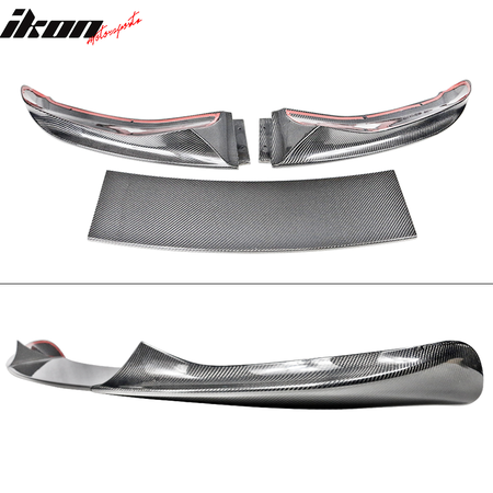 Fits 14-18 BMW F15 X5 MT MP Style Front Bumper Lip - Carbon Fiber