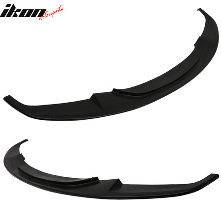 Fits 12-18 BMW F30 3 Series DP Style Front Bumper Lip Spoiler Unpainted Black PU