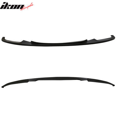 Fits 12-18 BMW F30 3 Series DP Style Front Bumper Lip Spoiler Unpainted Black PU