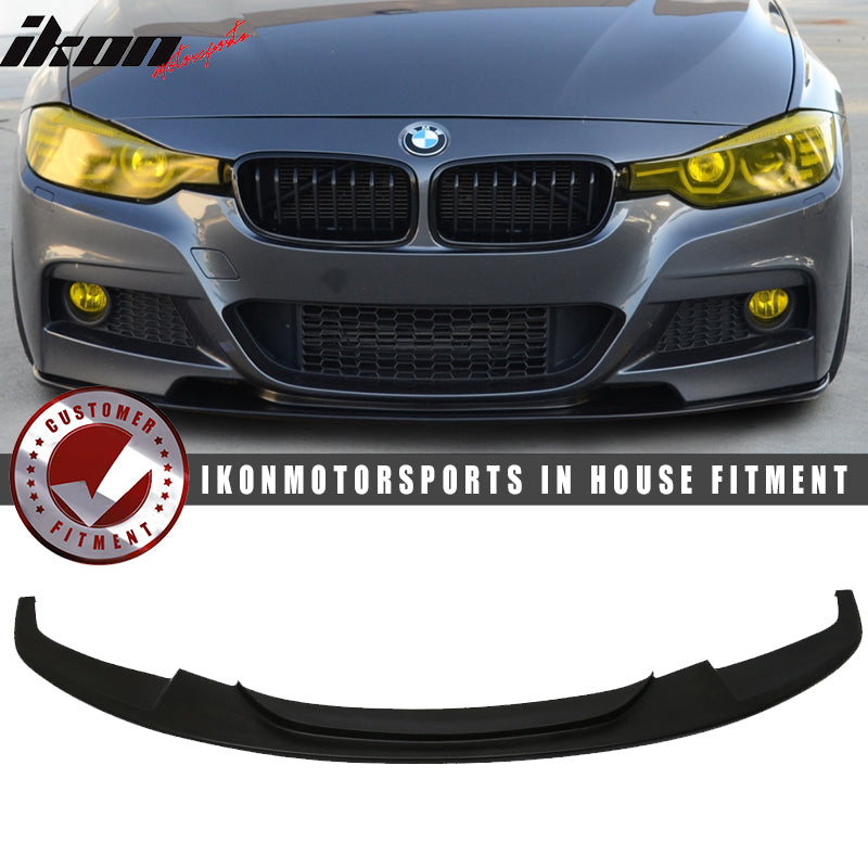 2012-2018 BMW F30 3 Series DP Style Unpainted PU Front Bumper Lip