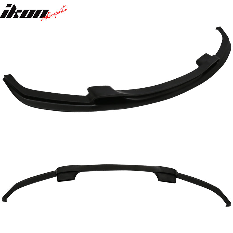 Fits 12-18 BMW F30 3 Series VR Style Front Bumper Lip Unpainted Black Spoiler PU