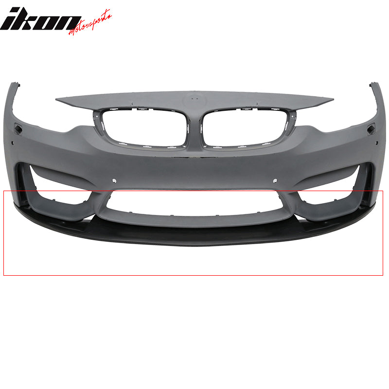 2015-2020 BMW F80 M3 F82 M4 GTS Style Unpainted Front Bumper Lip PU