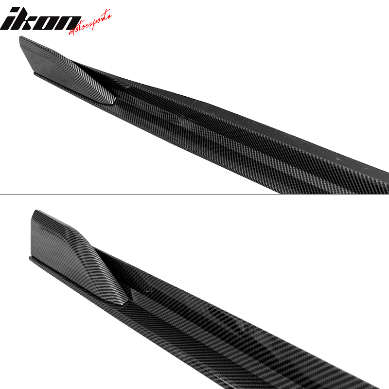 Fits 20-23 G06 X6 M Sport IKON Carbon Print Front Bumper Lip Rear Lip Side Skirt