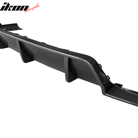 Fits 20-23 G06 X6 M Sport IKON Carbon Print Front Bumper Lip Rear Lip Side Skirt