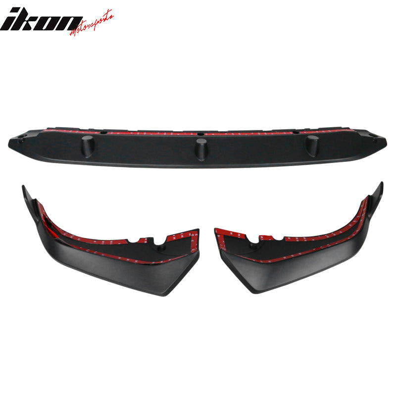 Clearance Sale Fits 19-22 BMW G07 X7 M Sport 3PCS Front Bumper Lip Black Primer