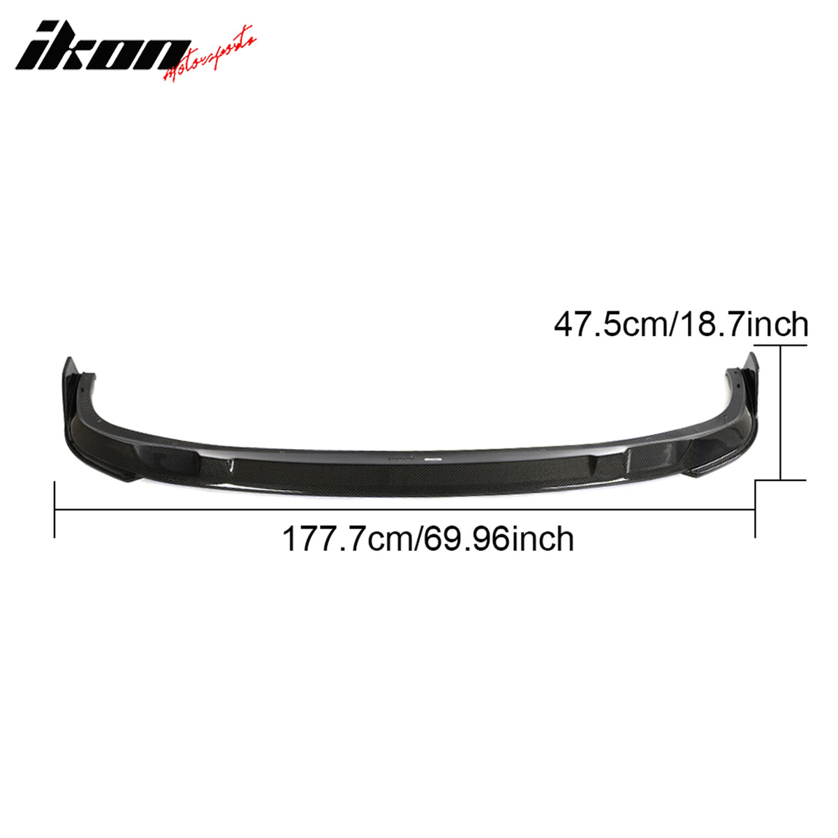 Fits 23-25 BMW G20 LCI M340i M Sport Carbon Fiber Front Bumper Lip 3D Style Kit