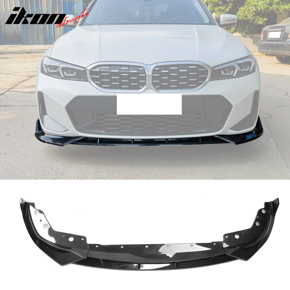 Fits 23-24 BMW G20 3 Series M Sport M340i IKON Front Lip - PP