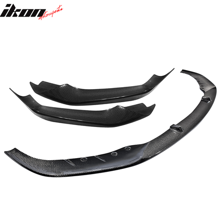 Fits 17-20 BMW G30 M-Tech M Sport MP Style Front Bumper Lip Splitter 3PCS CF