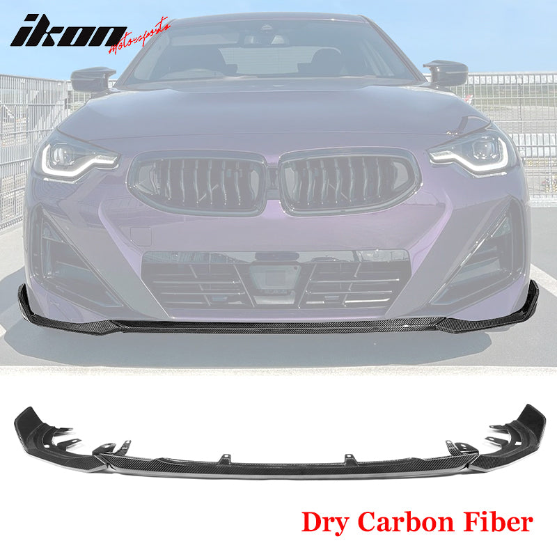 202-2025 BMW G42 220i M Sport Performance Front Lip Dry Carbon Fiber