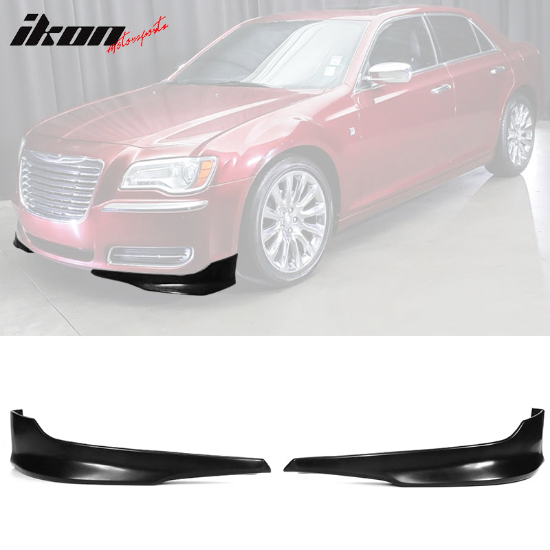 2011-2014 Chrysler 300 IKON Style Front Lip SplitterLower Spoiler PU