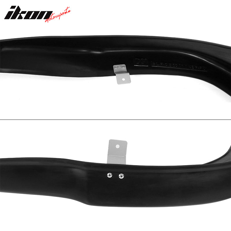 Fits 11-14 Chrysler 300 IKON Style 2PCS Front Bumper Lip Spoiler Splitters PU