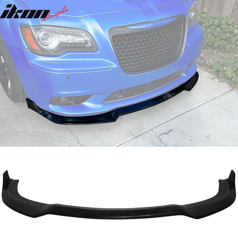 2012-2014 Chrysler 300 SRT8 IKON Style Unpainted Front Bumper Lip PU