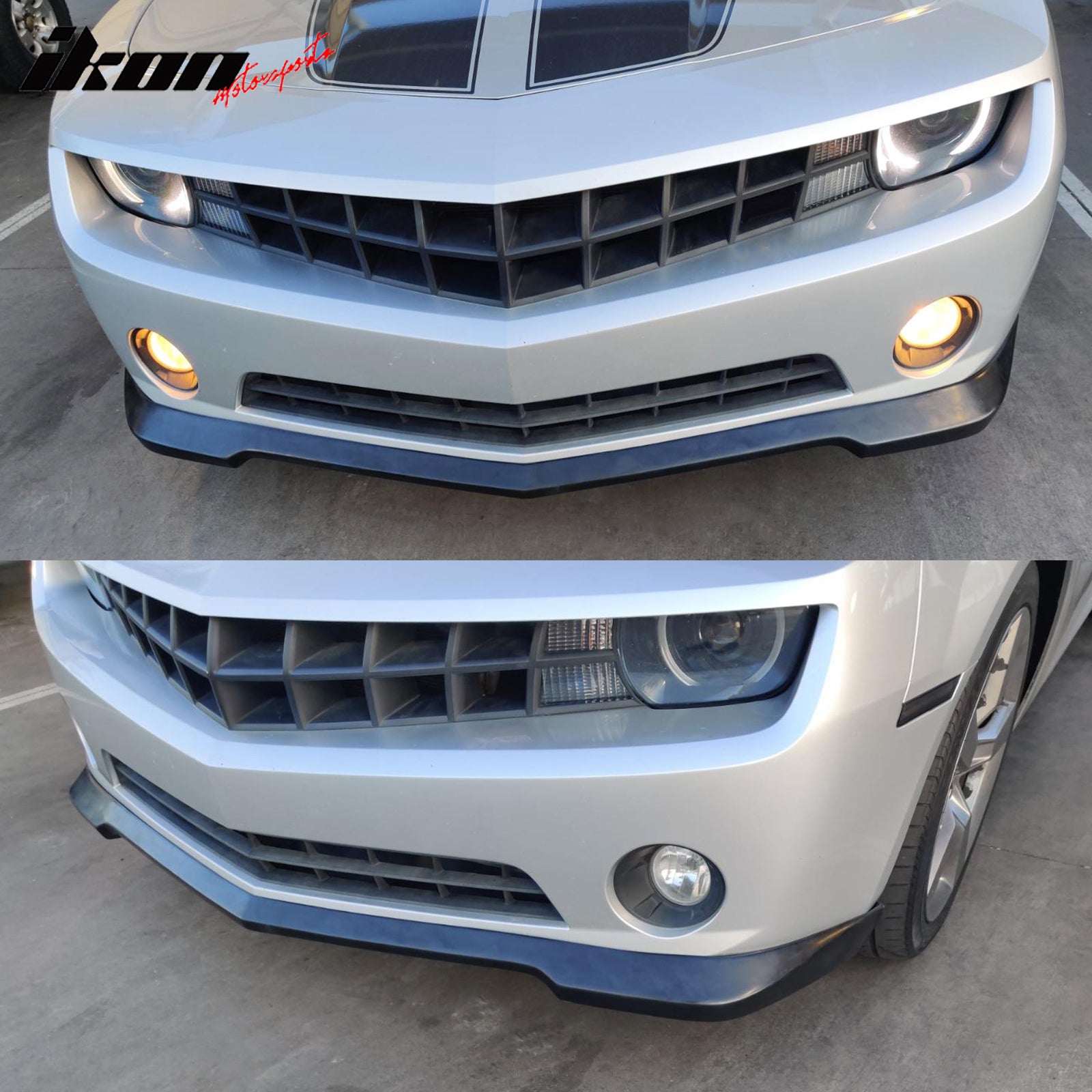 Fits 10-13 Chevrolet Camaro Front Bumper Lip SS Style Chin Spoiler PU Splitter