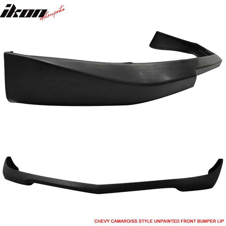 Fits 10-13 Chevrolet Camaro Front Bumper Lip SS Style Chin Spoiler PU Splitter