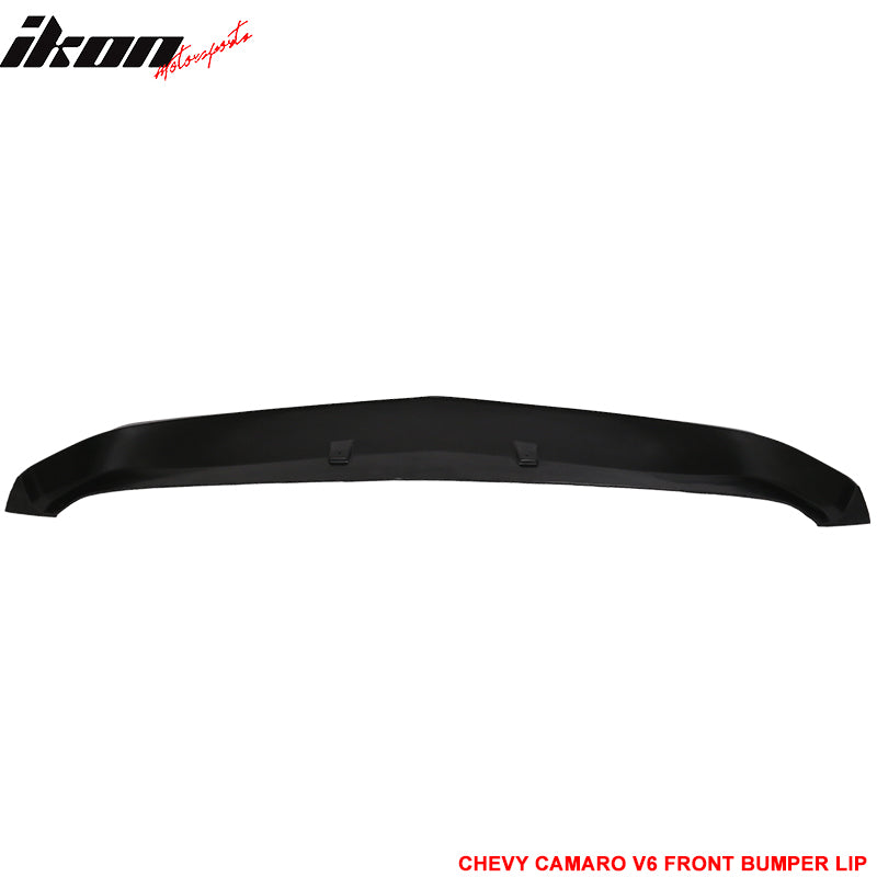 Fits 10-13 Chevrolet Camaro V6 Z28 Look Front Bumper Lip Spoiler Unpainted - PU