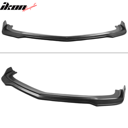 IKON MOTORSPORTS, Front Bumper Lip Compatible With 2010-2013 Chevrolet Camaro V8 SS Except ZL1, Chin Splitter V2 Style PP