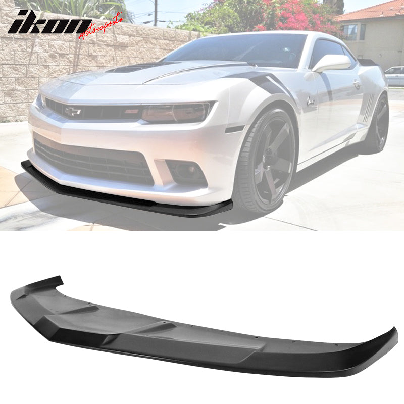 2014-2015 Chevrolet Camaro SS 1LE Style Unpainted Front Bumper Lip PU