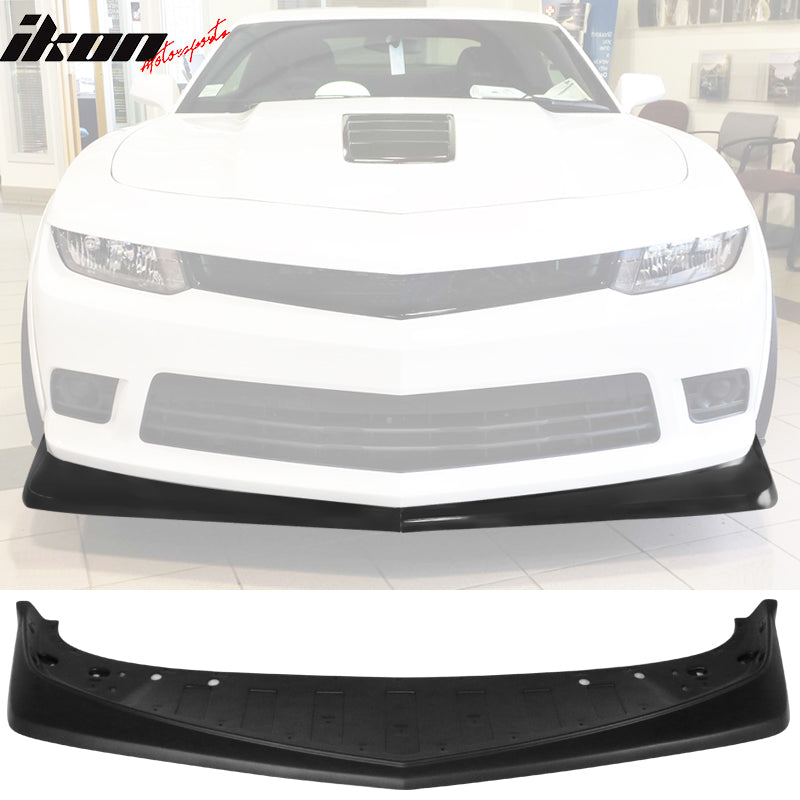 2014-2015 Chevy Camaro Z28 Style Matte Black PP Front Bumper Lip