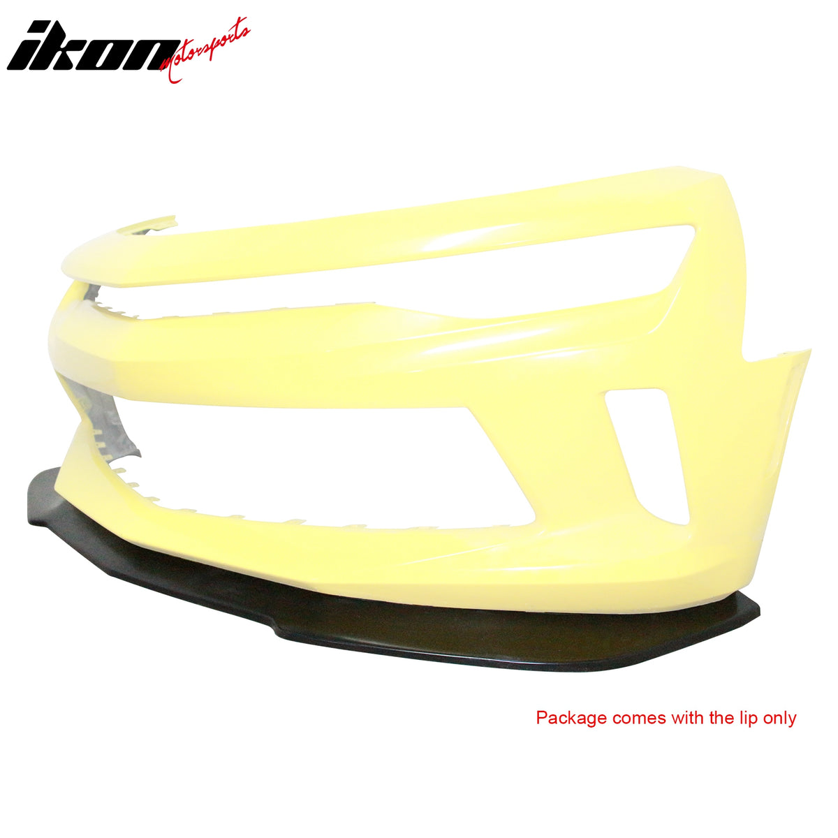 Fits 16-24 Chevy Camaro 1LE Style 1pc Front Bumper Lip Chin Spoiler Splitter PU