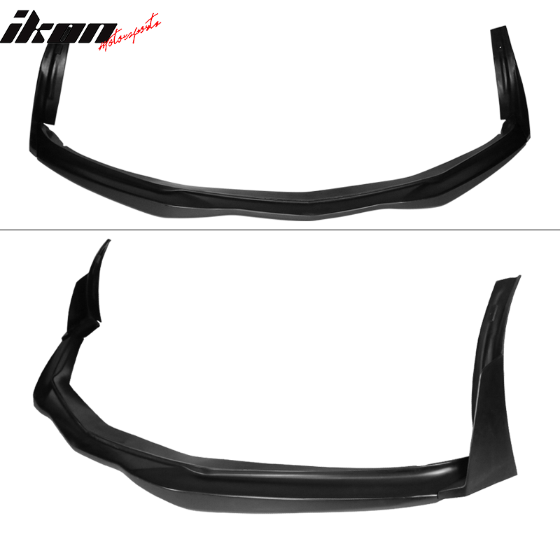 Fits 16-18 Chevrolet Camaro SS IKON V5 Style 3PCS Front Bumper Lip Unpainted PU