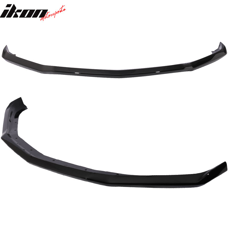 Fits 16-24 Camaro SS V8 OE Front Bumper Spoiler Lip Painted Black #WA8555