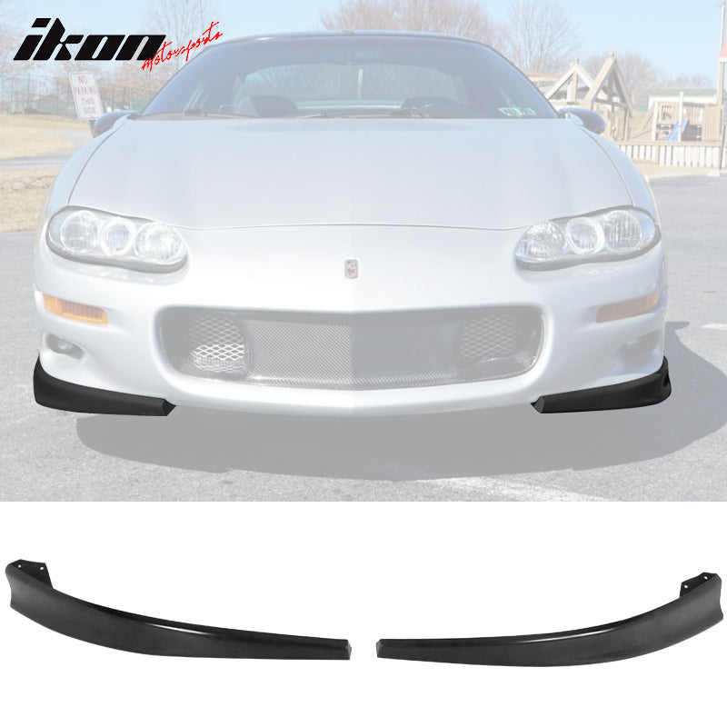 1998-2002 Chevy Camaro OEM Style Unpainted Black Front Bumper Lip PU