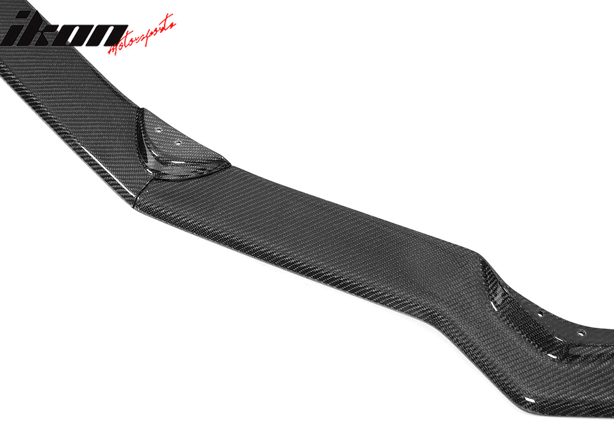 Fits 20-25 Chevrolet Corvette C8 Stingray/Z51 Front Bumper Lip Carbon Fiber 2PC