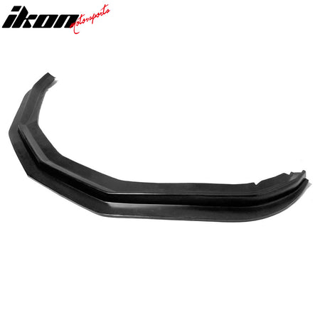 Fit 16-18 Chevrolet Camaro MDA Style Front Bumper Lip Spoiler Unpainted Black PU