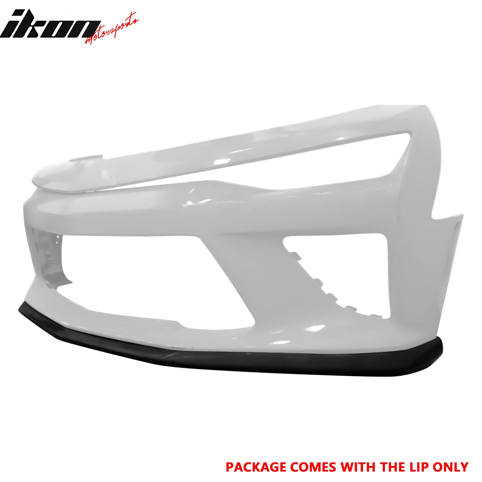 Fits 16-21 Chevrolet Camaro V8 SS OE Style Front Bumper Lip Spoiler Unpainted PU