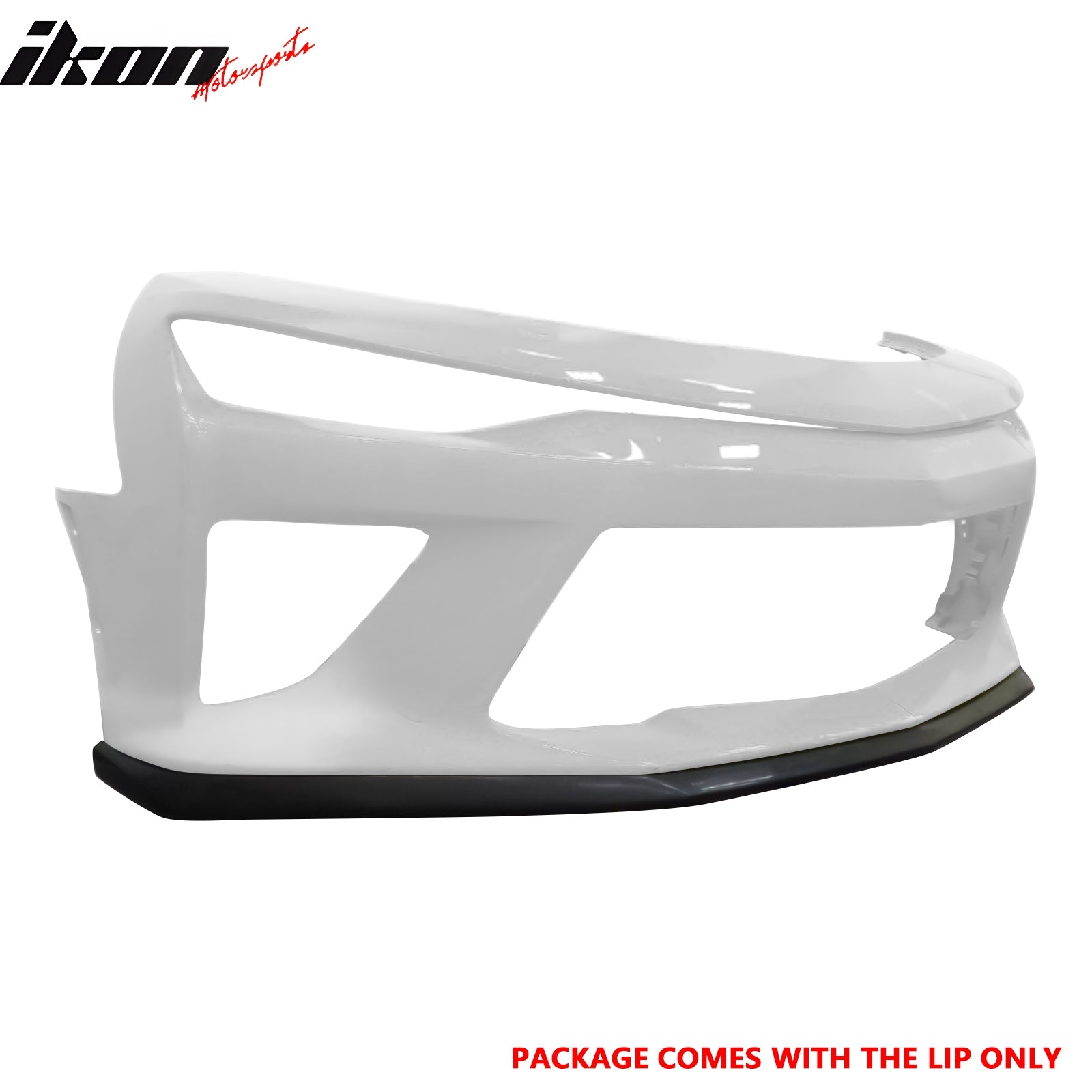 Fits 16-21 Chevrolet Camaro V8 SS OE Style Front Bumper Lip Spoiler Unpainted PU