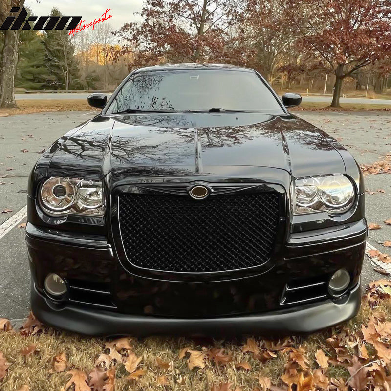 Fits 05-10 Chrysler 300 300C ED VIP Style Front Bumper Lip Spoiler Unpainted PU