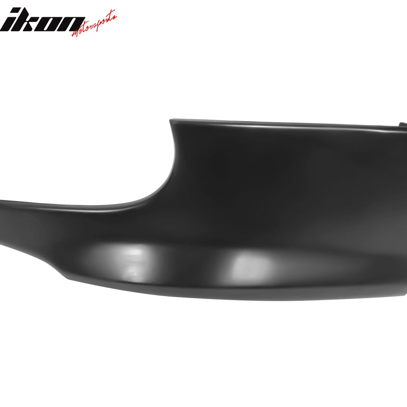 Fits 06-10 Dodge Charger IKON Style Front Bumper Lip Side Apron Unpainted PU 2PC