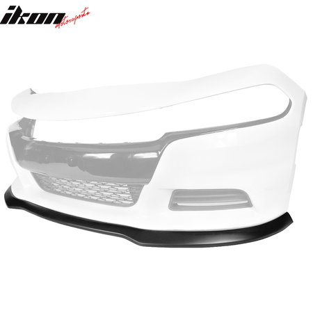 Fits 15-23 Dodge Charger RT Ikon Style Front Bumper Lip Painted Color