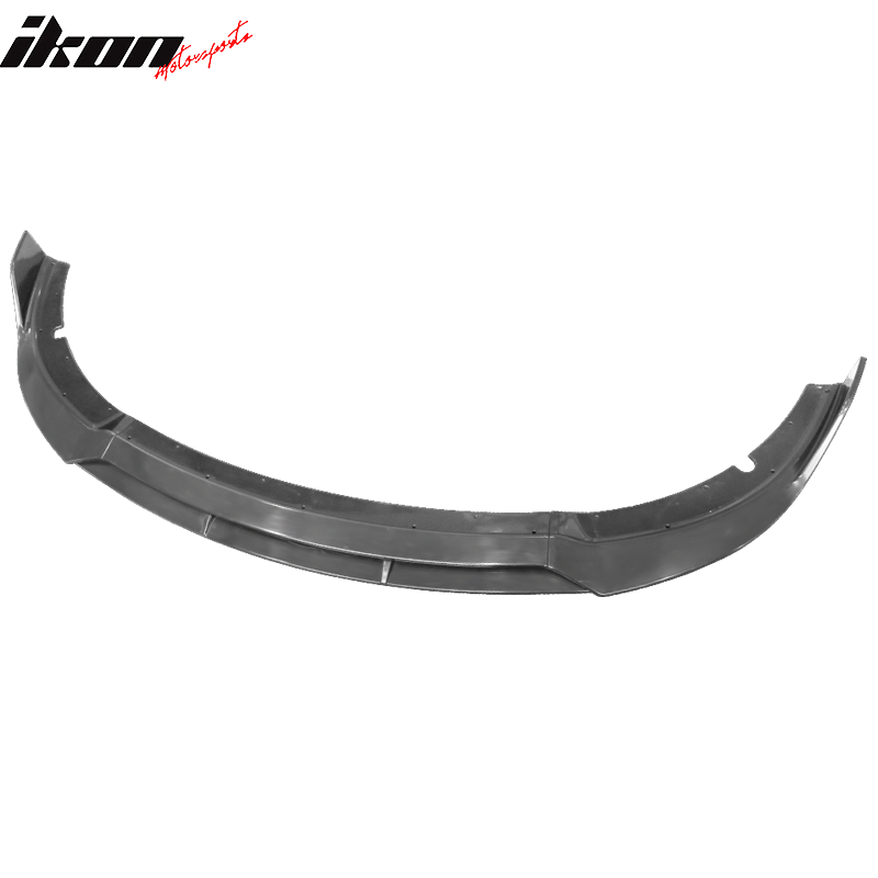 Fits 15-23 Dodge Charger SRT Front Bumper Lip Spoiler 4PC V2 Style Matte Black