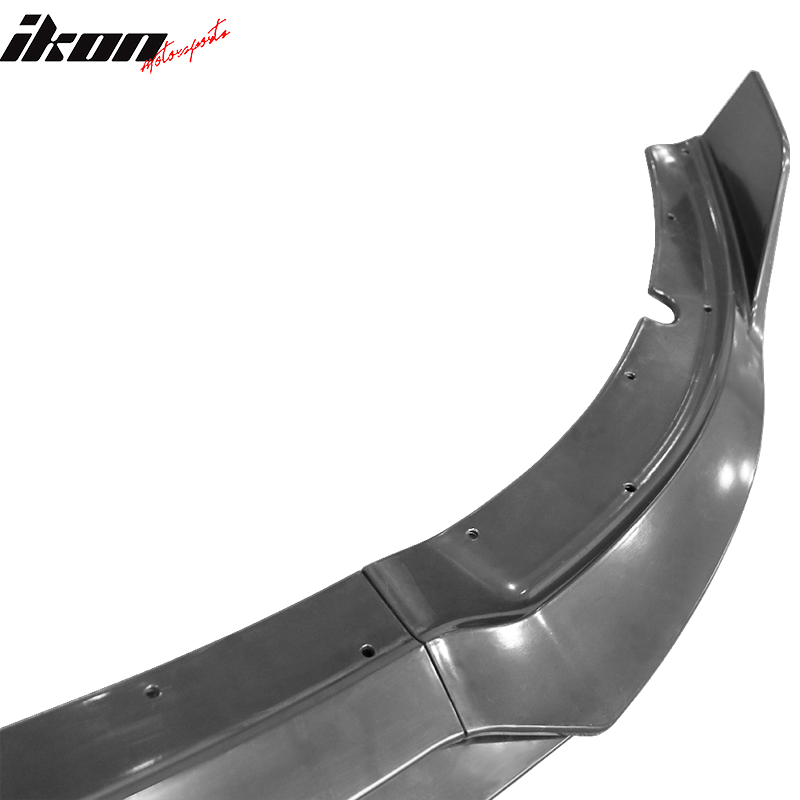 Fits 15-23 Dodge Charger SRT Front Bumper Lip Spoiler 4PC V2 Style Matte Black