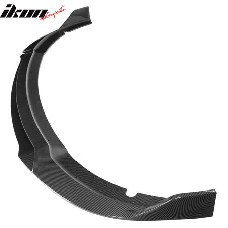 Fits 15-23 Dodge Charger SRT Front Bumper Lip Spoiler 4PC V3 Style Matte Black