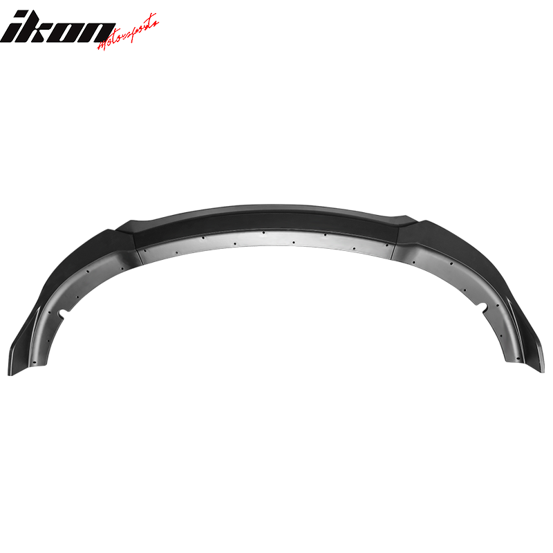 Fits 15-23 Dodge Charger SRT Front Bumper Lip Spoiler 4PC V3 Style Matte Black