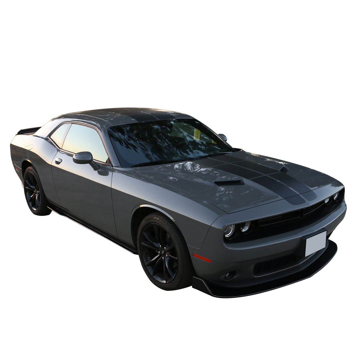 For 15-23 Dodge Challenger SXT PP Front Bumper Lip Spoiler Splitter