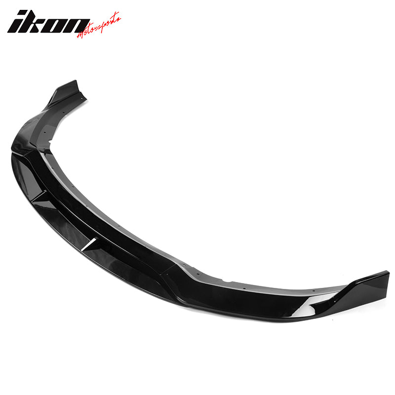 Fits 20-23 Dodge Charger Widebody, IKON V2 Style Front Bumper Lip 4pcs ABS