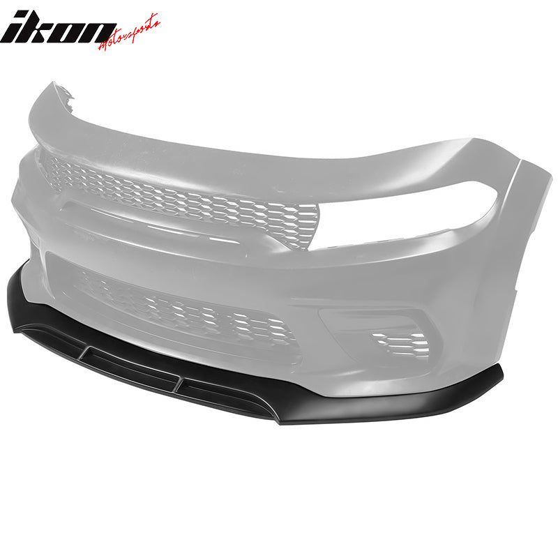 Fits 20-23 Dodge Charger SRT Widebody IKON V5 Front Bumper Lip - PP