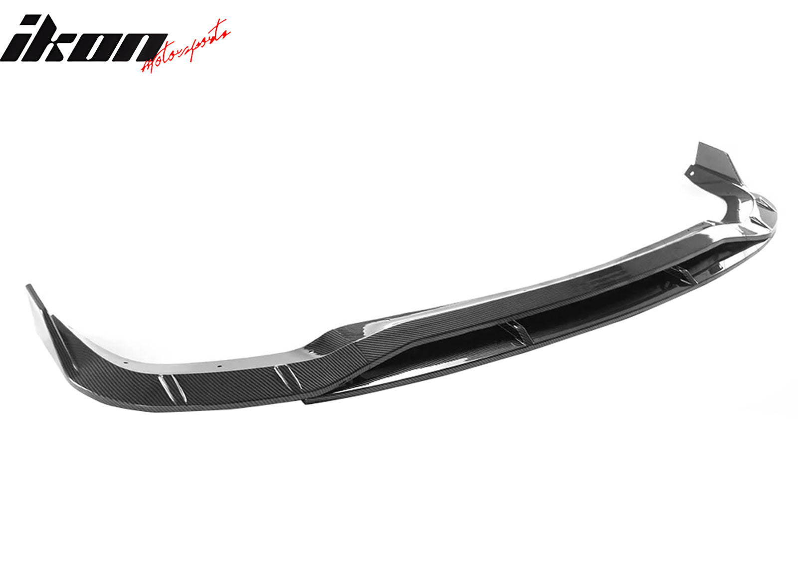 Fits 21-24 Dodge Durango Hellcat Front Bumper Lip Carbon Fiber Print Spoiler 4PC