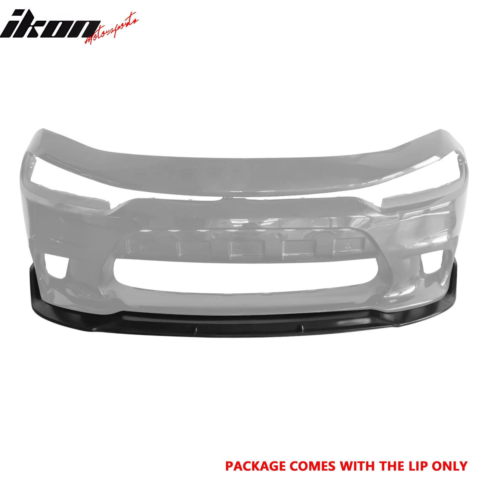 Fits 15-22 Dodge Charger SRT & Scat Pack V2 Style Front Bumper Lip Unpainted PU