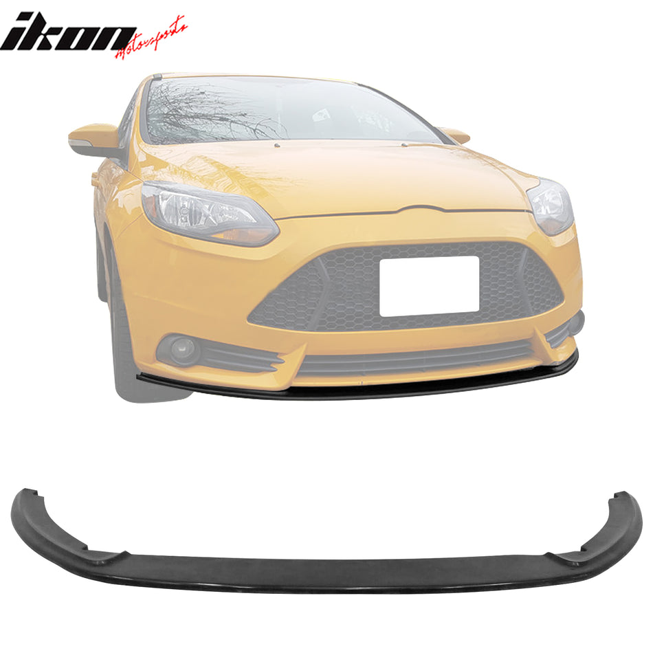 2013-2014 Ford Focus ST Splitter Style Unpainted Front Lip PU