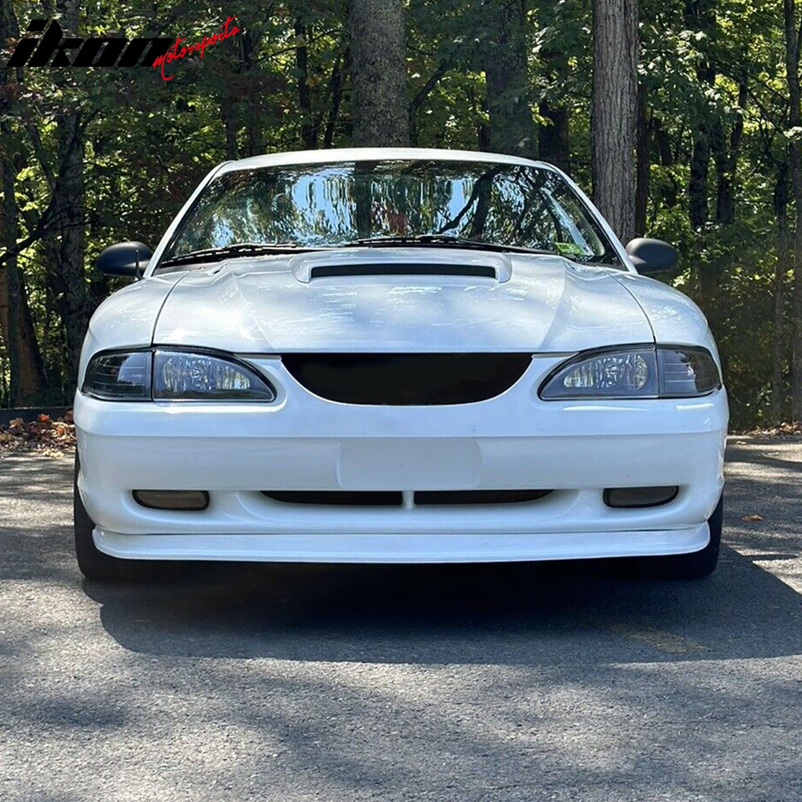 Fits 94-98 Ford Mustang MDA Cobra Style Front Bumper Lip Spoiler Unpainted PU