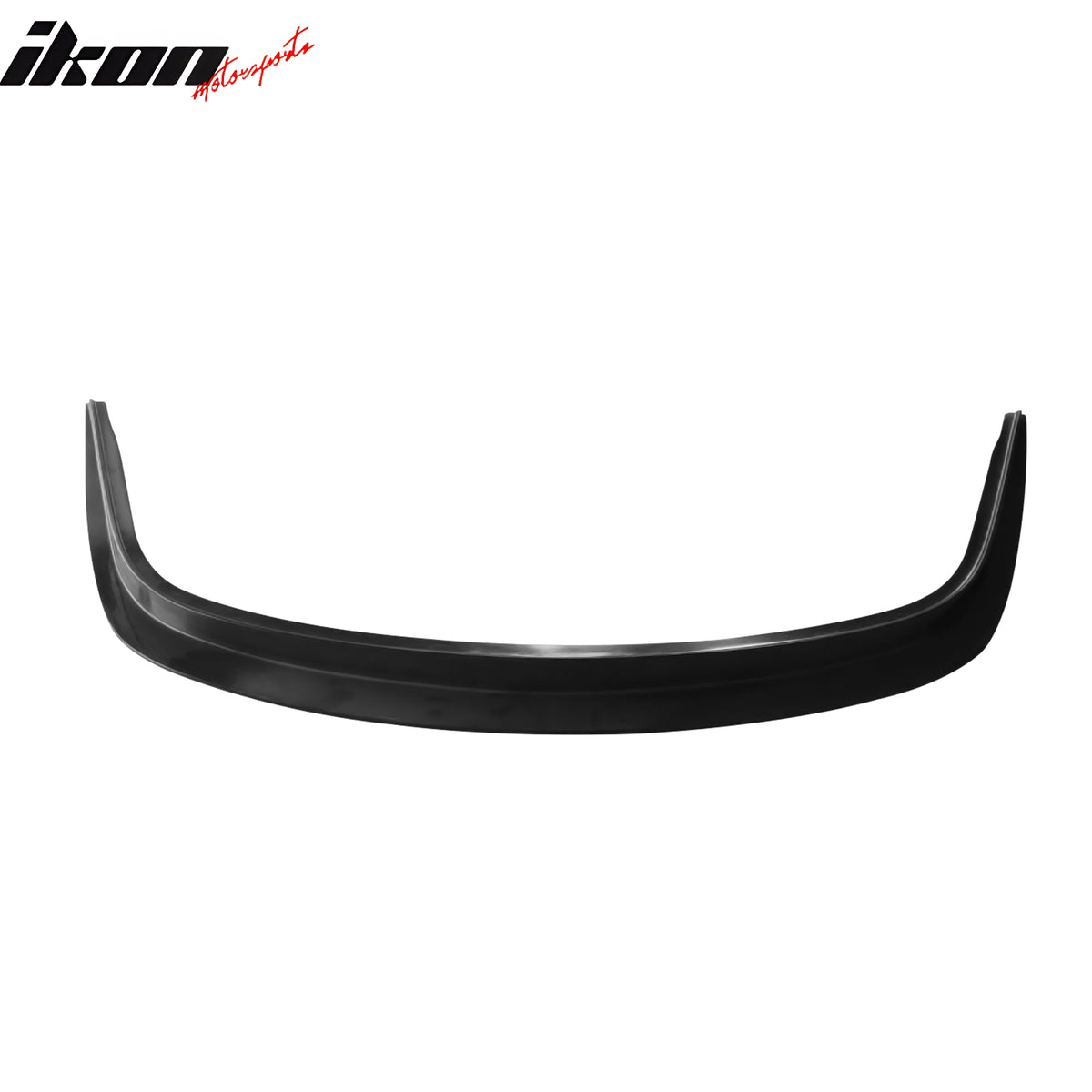 IKON MOTORSPORTS Front Bumper Lip, Compatible with 2003-2004 Ford Mustang SVT Cobra, MDA Style Unpainted Black PU Polyurethane Air Dam Chin Spoiler Protector Splitter 3PCS