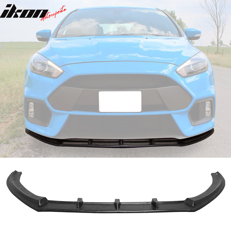 2016-2018 Ford Focus RS Unpainted Black Front Lip SplitterSpoiler PU