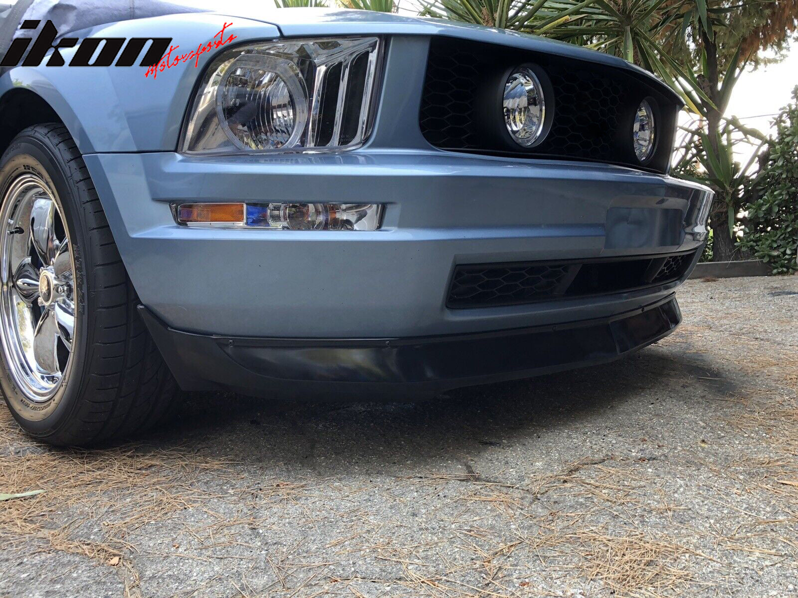 Fits 05-09 Ford Mustang V6 Only 3C Style Front Bumper Lip Spoiler Unpainted PU