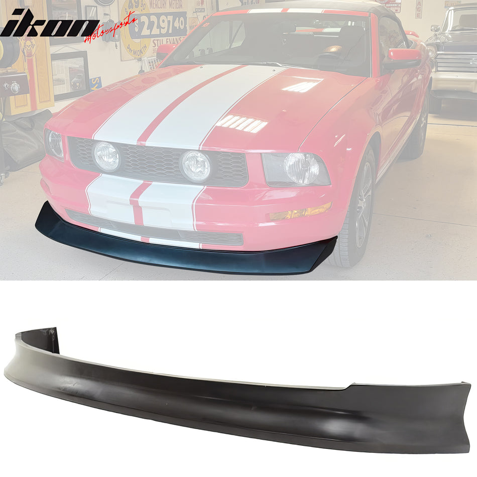 2004-2010 BMW E60 5 Series Sedan Unpainted Black Front Bumper Lip PU