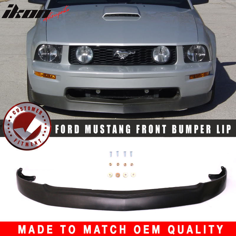 2005-2009 Ford Mustang GT V8 Unpainted Front Lip SplitterSpoiler PU